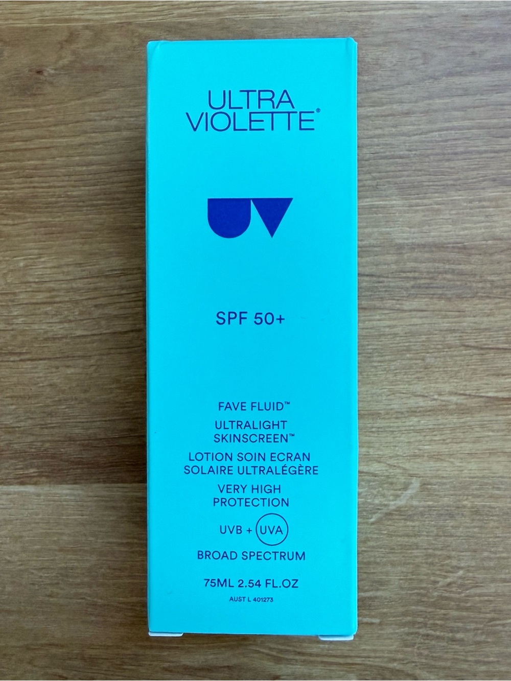 *BNIB* *Int'l Version* UltraViolette Fave Fluid Ultralight Skinscreen SPF 50+